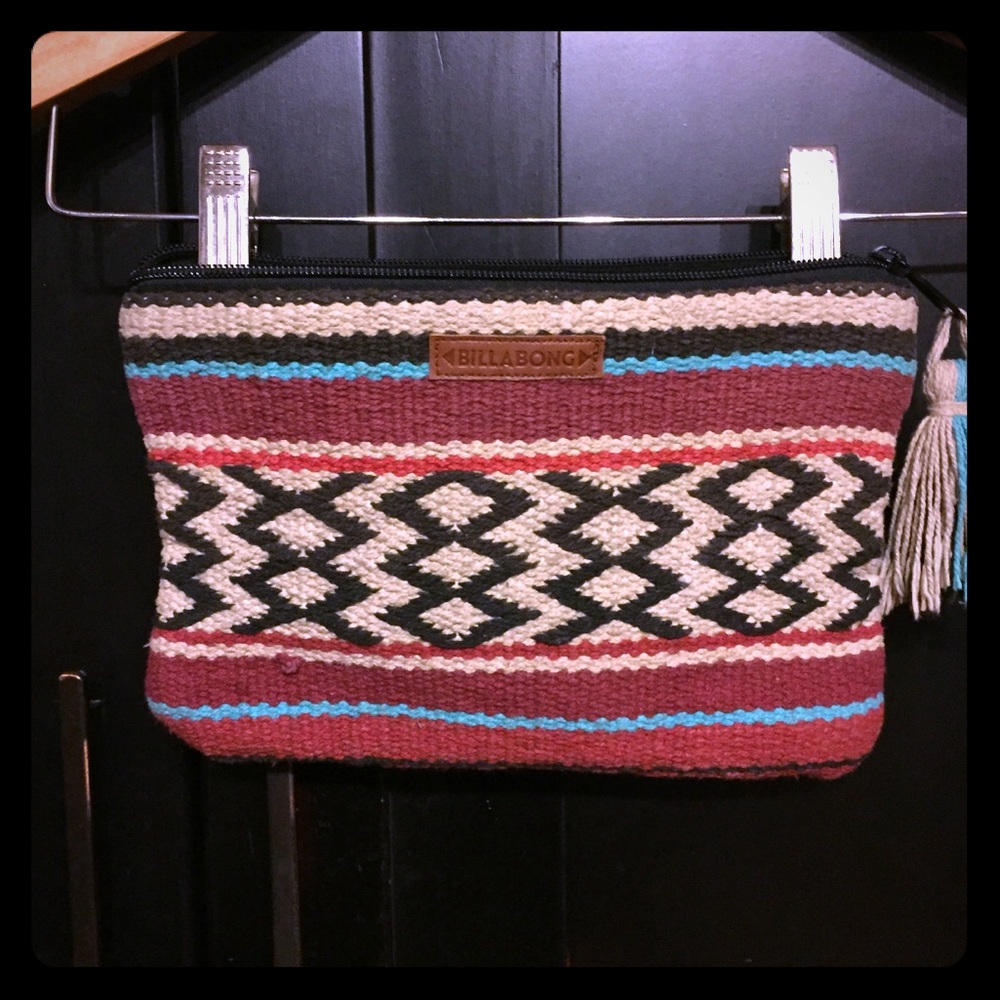 Billabong tribal woven Absolute Moonz clutch